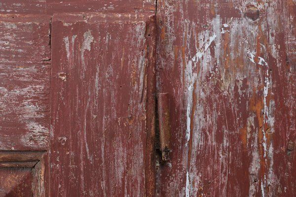 Parisian Rustic Cabinet In Burgundy Painted Pine, 1820s photo 4190.0