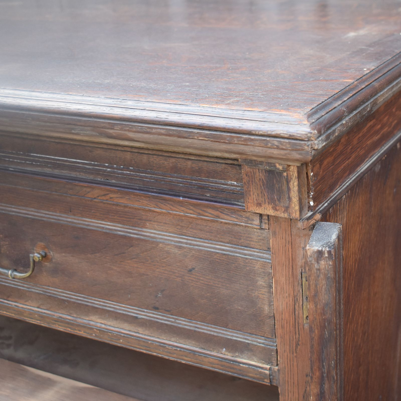 photo buy Antique Museum Collector's Cabinet Haberdashery Shop Display Oak Bank Of Drawers