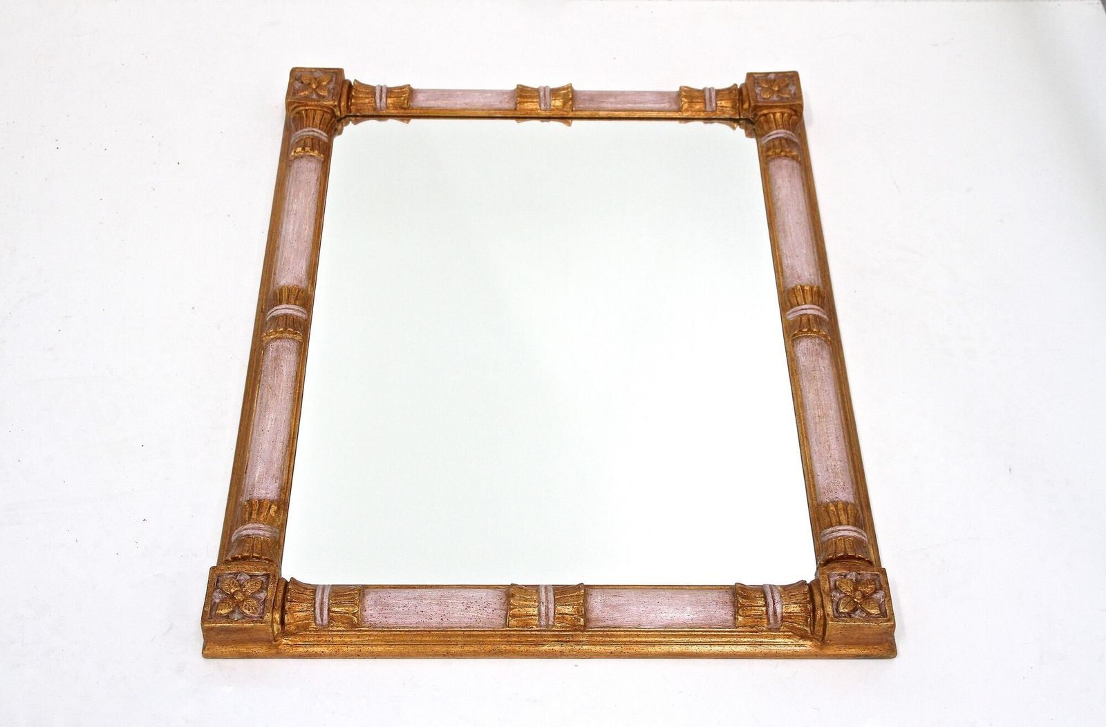 photo buy Mid Century Gilt Wall Mirror, Handcarved, 20th Century   Italy Ca. 1950