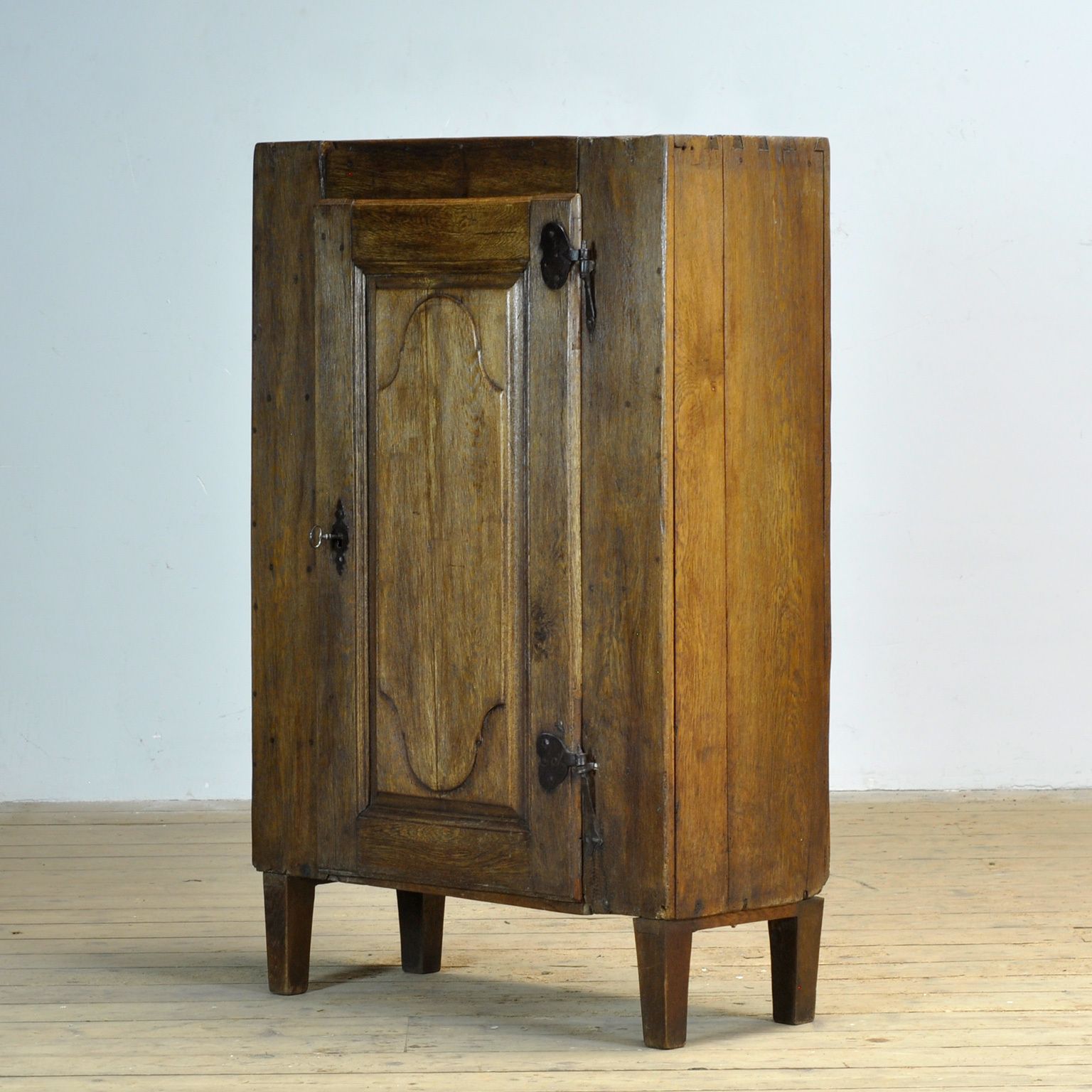 Antique Oak French Cabinet, Circa 1820