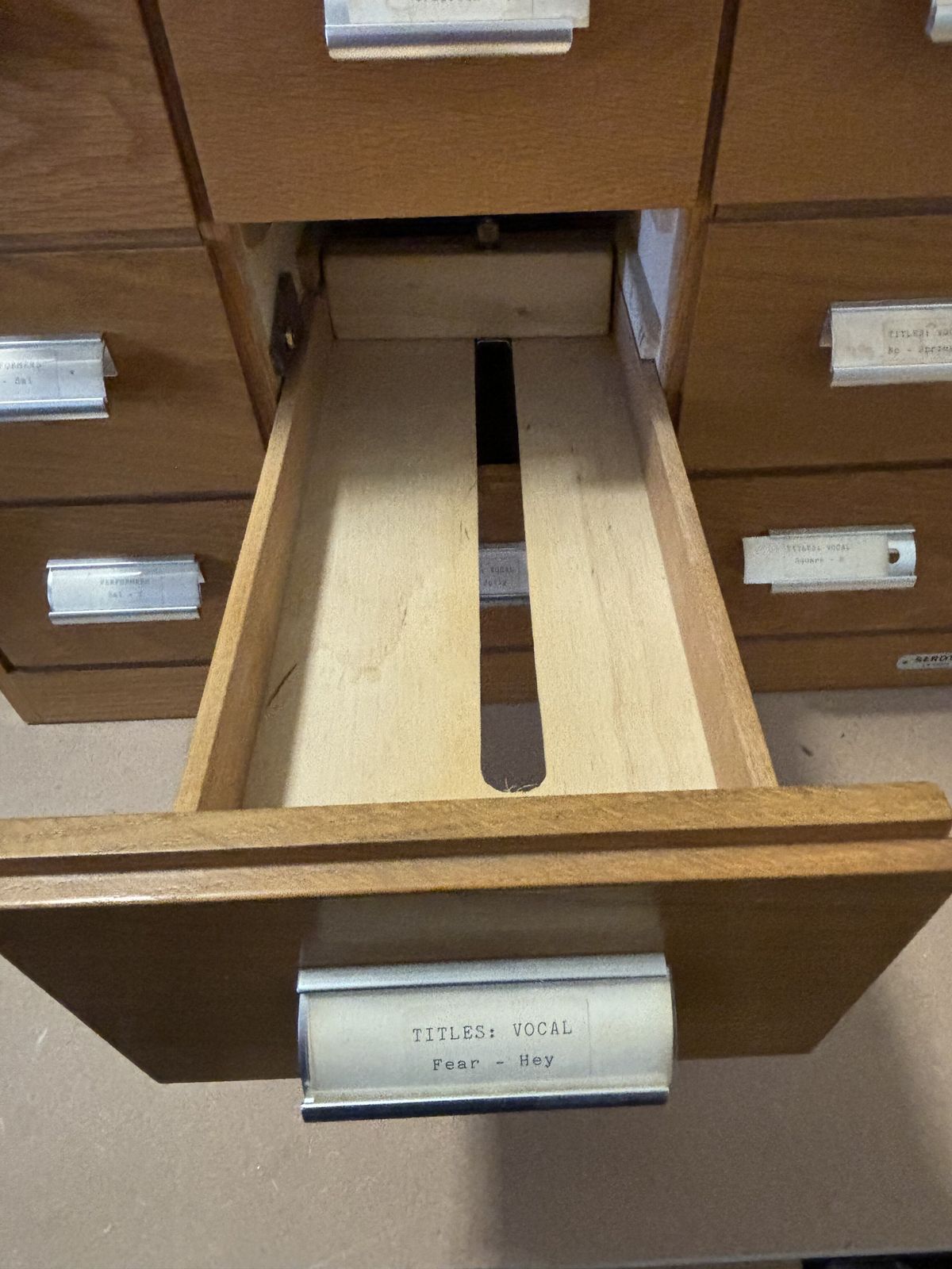 Library Index Card Catalogue Cabinet / Unit, 36 Drawers photo for sale