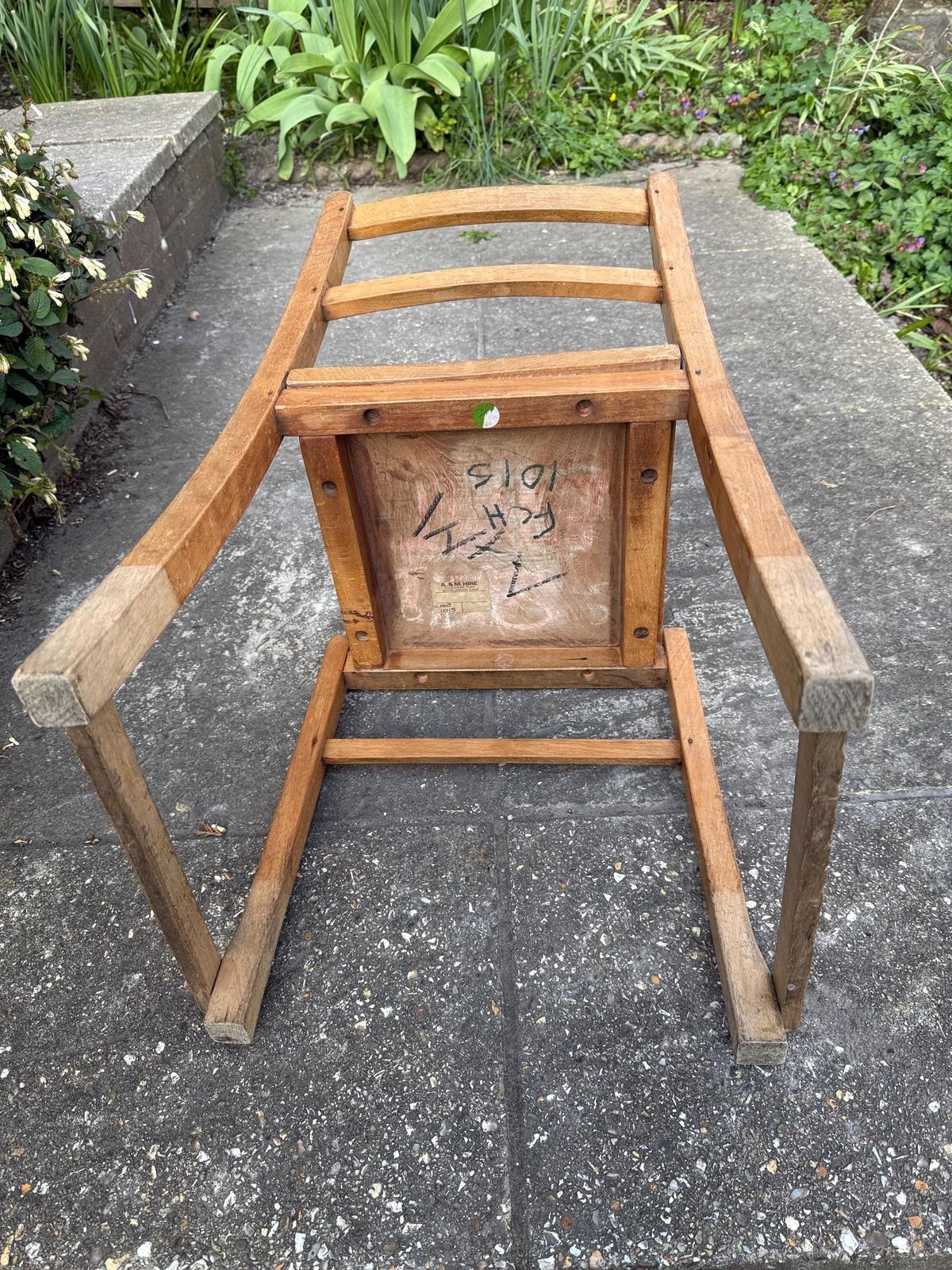 Vintage Child's Chair   Rustic Wooden Child's Chair, Mid Century Chair   Playroom Furniture, Bedroom Chair photo Furniture