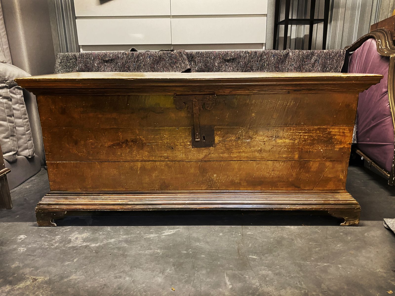 Superb Brazilian Jatoba / Oak Farmhouse Large Chest