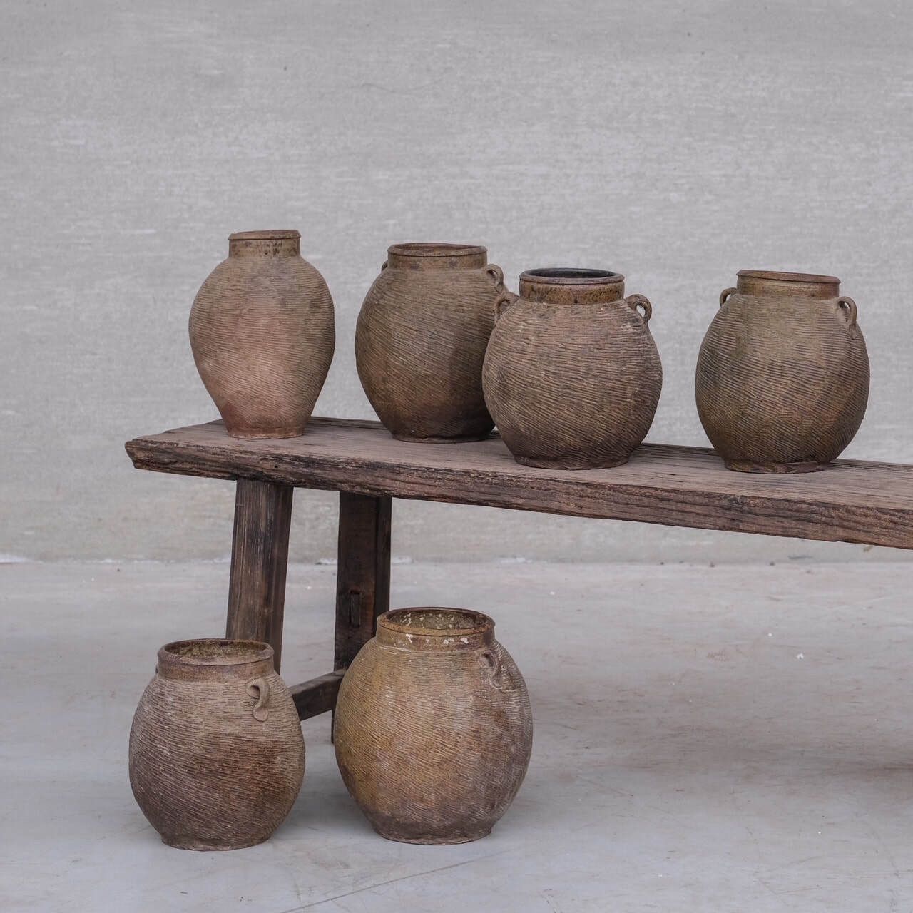 Vintage Ceramic Asian Water Pot photo furniture