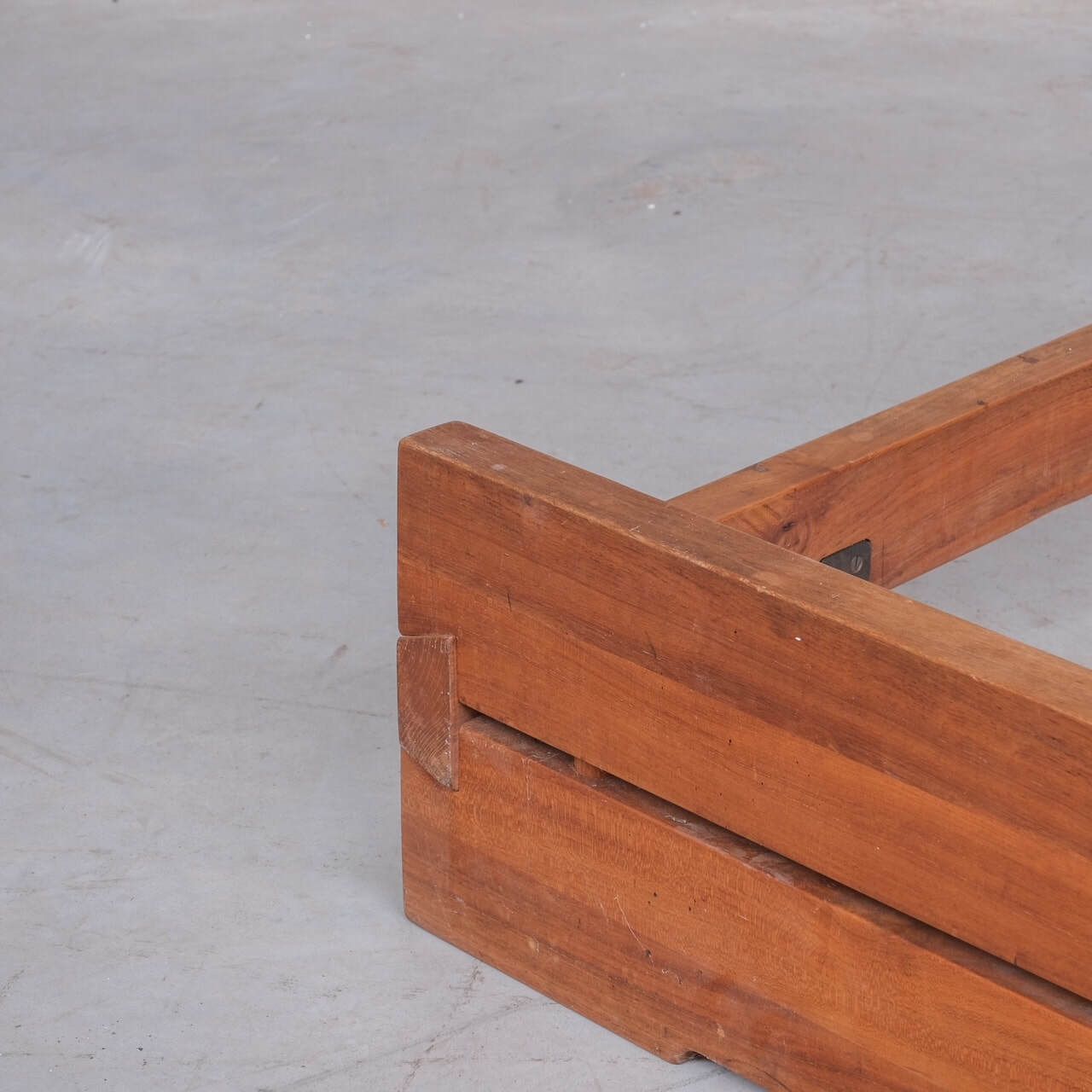 Pierre Chapo Mid Century L02a Elm Single Day Bed (1 Available) photo for sale