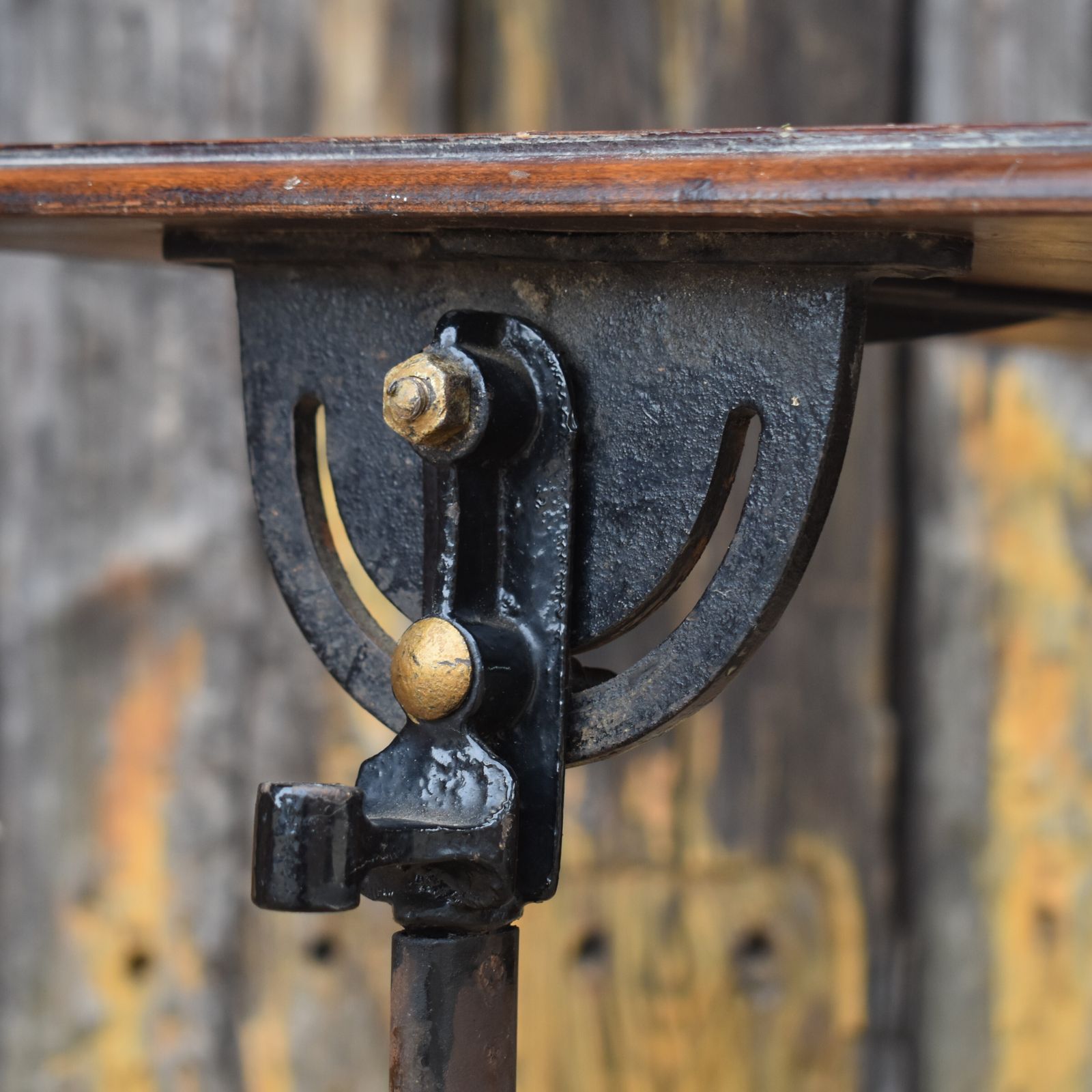 Antique Carters Of London Oak Top Cast Iron Invalid Reading Lectern Table photo Home Decor