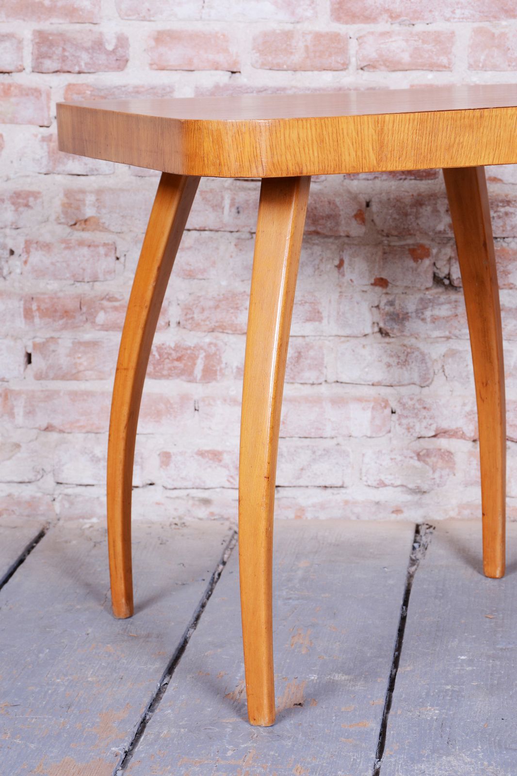 Restored Art Deco "Pavouk" Table, By J, Halabala, Up Závody, Oak, Czech, 1940s photo Furniture