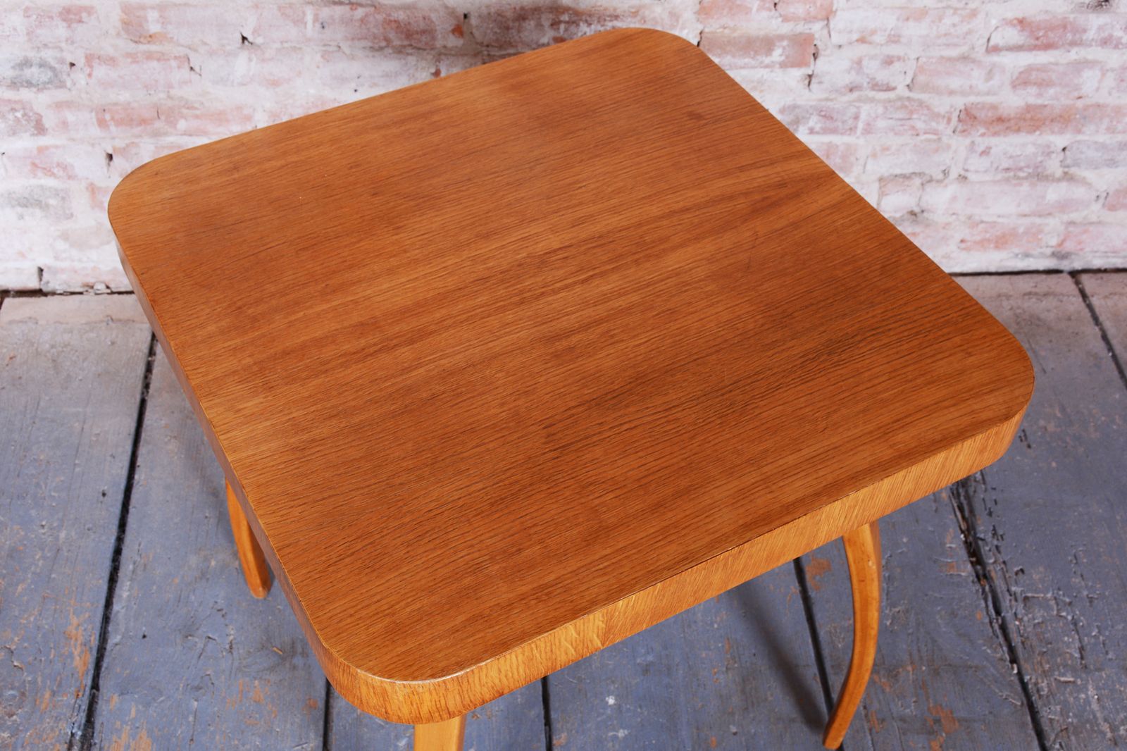 Restored Art Deco "Pavouk" Table, By J, Halabala, Up Závody, Oak, Czech, 1940s photo buy
