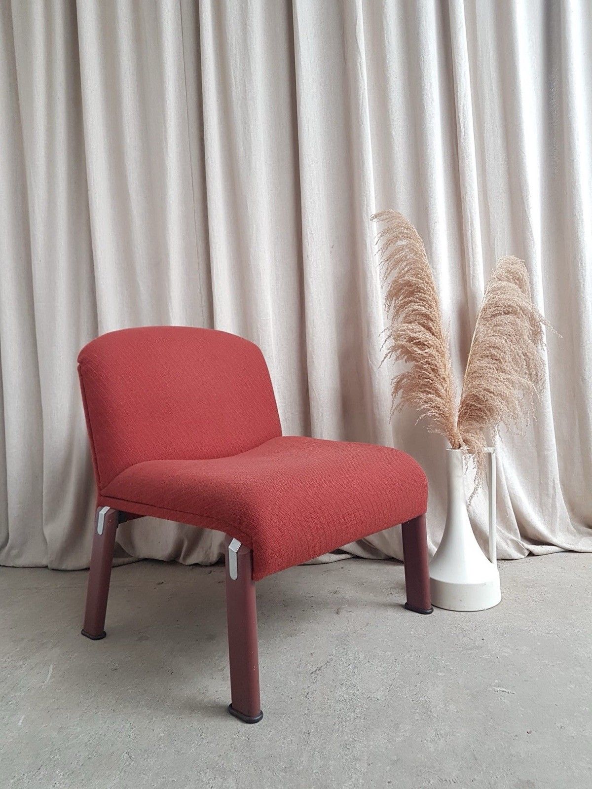 Vtg Late Mid Century Modernist Studio Lounge Chair Scandi Retro Post Modern R801 photo furniture