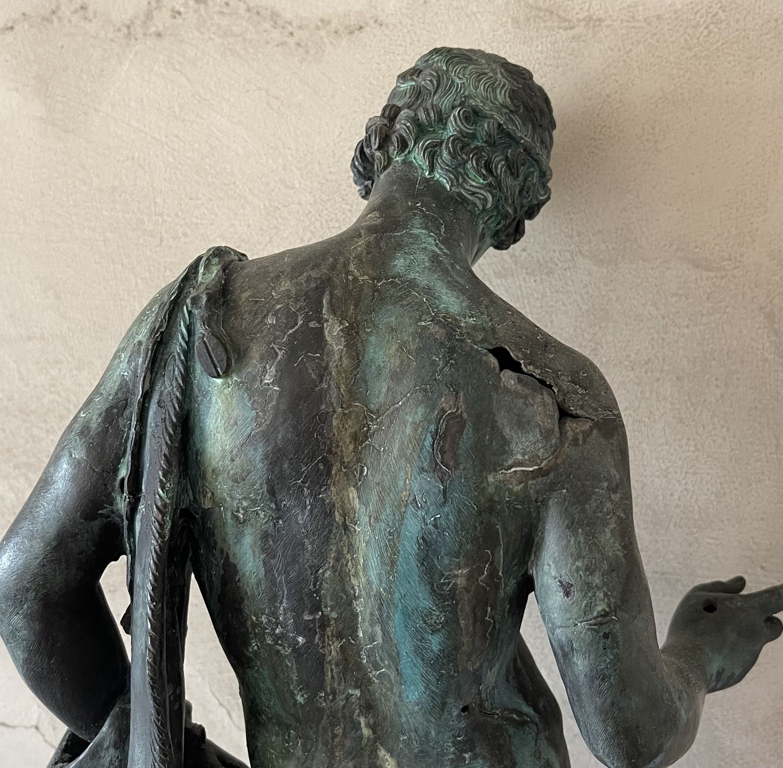 A Grand Tour Bronze Of Narcissus photo Art