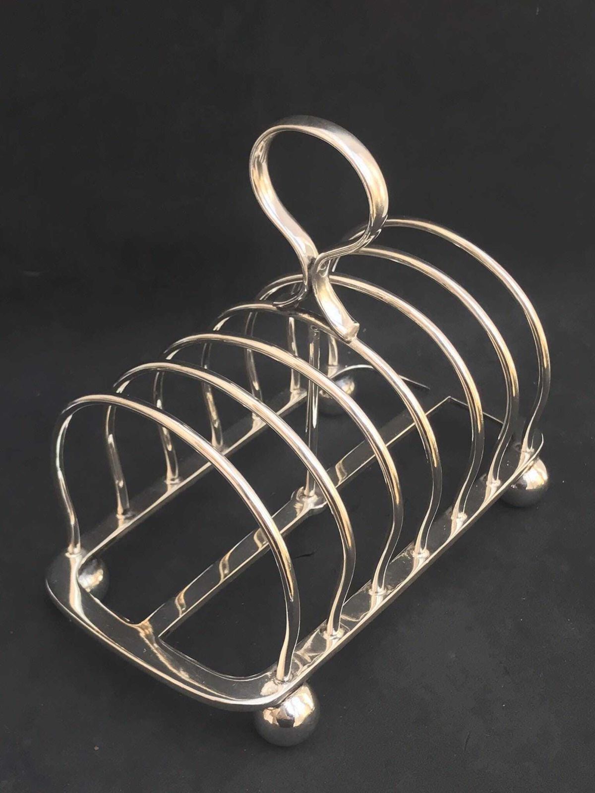 photo for sale Toast Rack Holder Victorian Breakfast Set Walker And Hall 6 Slices Toast Rack Antique English Brunch Tableware Wedding Gift Christmas