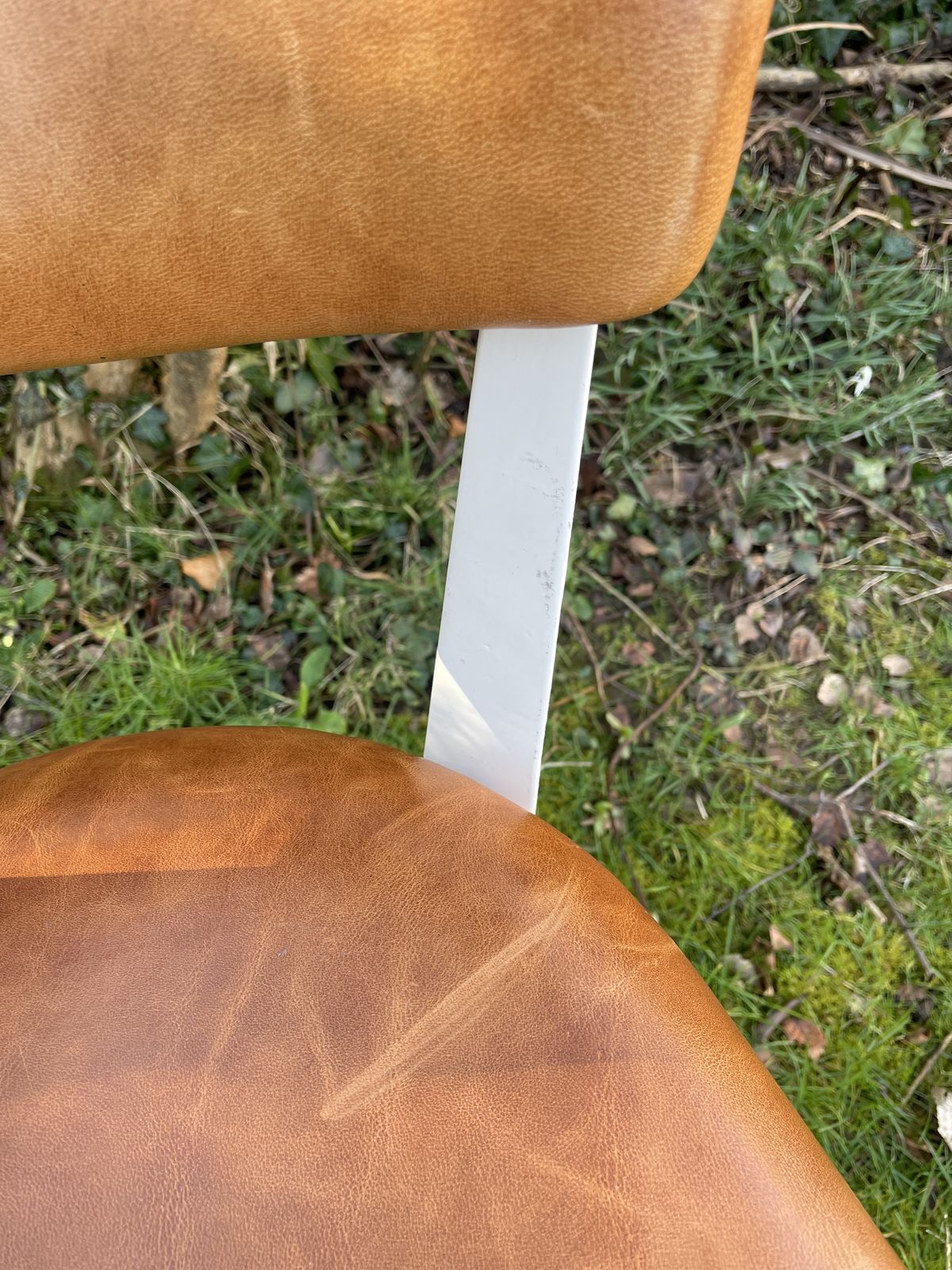 Furniture 2 Ernest Race Ba3,  Chairs Mid Century Design Probably Made In 1990s Brown Leather And Red Leather photo