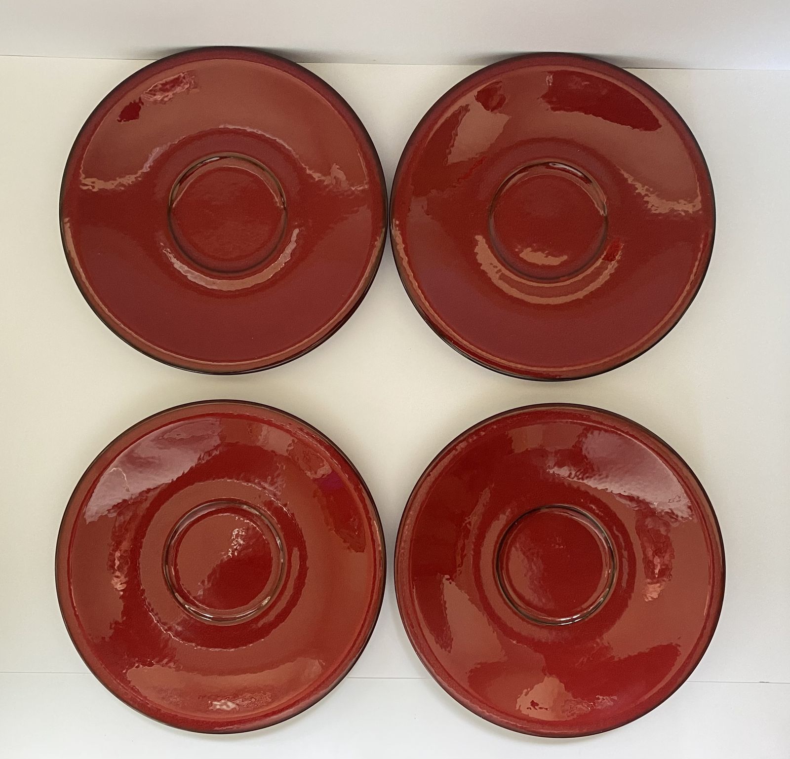 Vintage, 1970’s, Villeroy & Bosh, ‘Granada’ Design, Cups & Saucers, Set Of 4, photo vintage