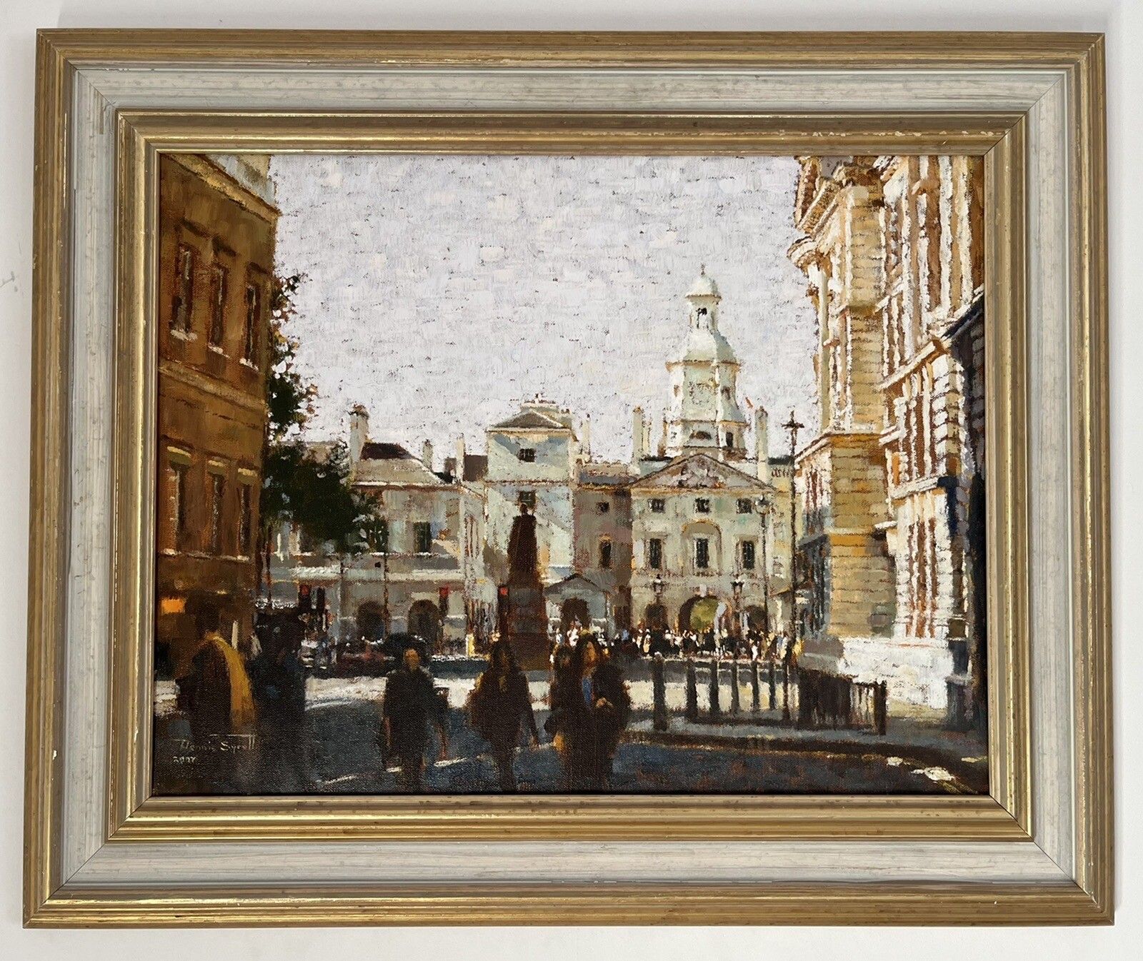 Dennis Syrett British Contemporary Impressionism Oil On Canvas photo furniture