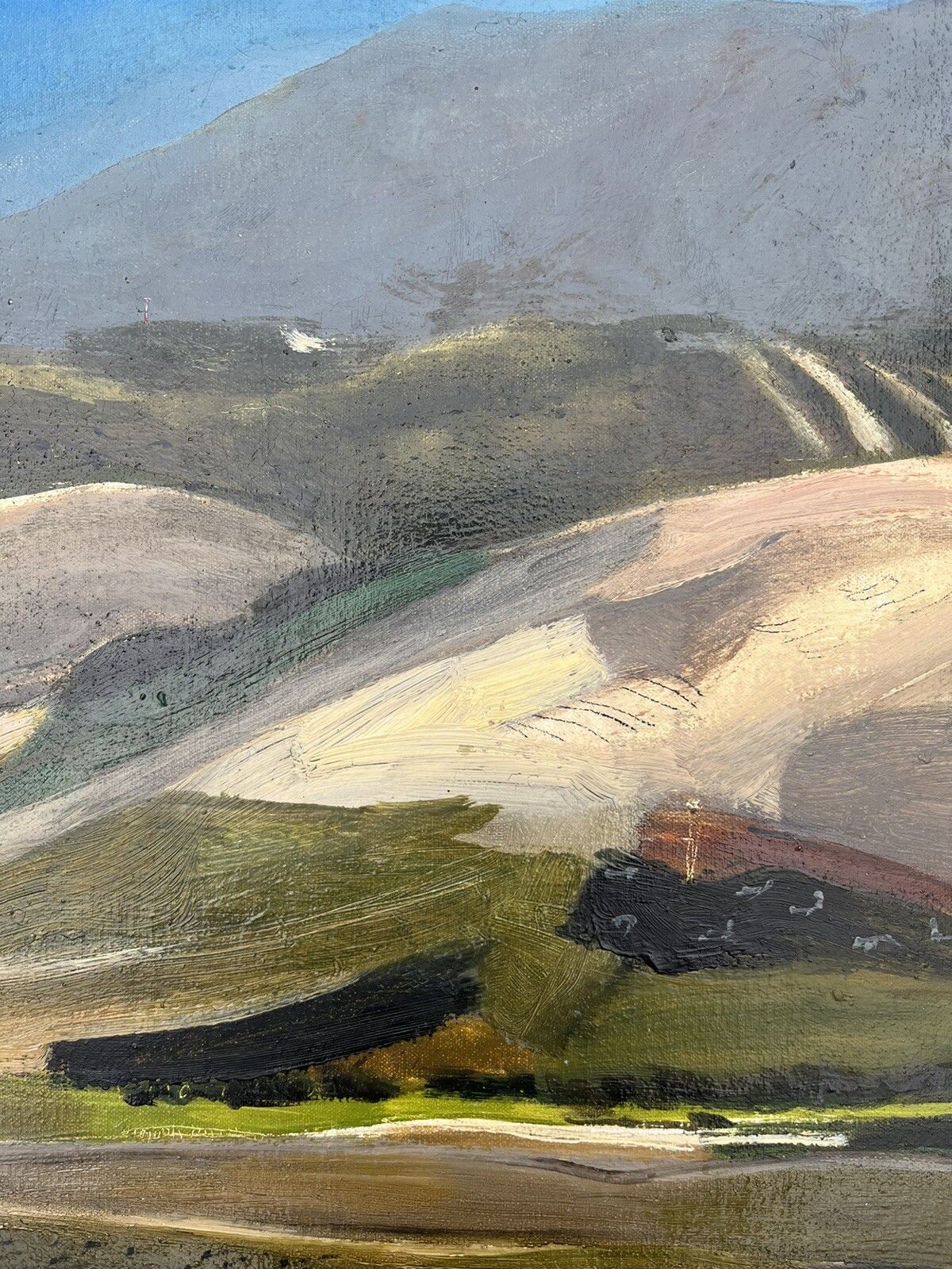 David Ralph Simpson British Late 20th Century Oil On Board Landscape photo 795.0