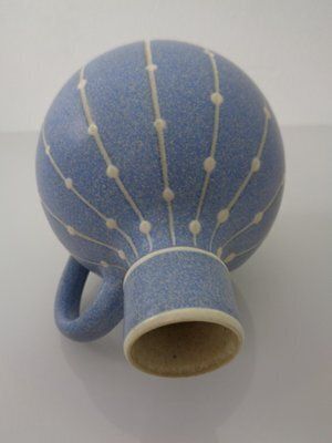 126.0 Studio Ceramic Vase By Carl Fischer For Bürgel, 1960s photo
