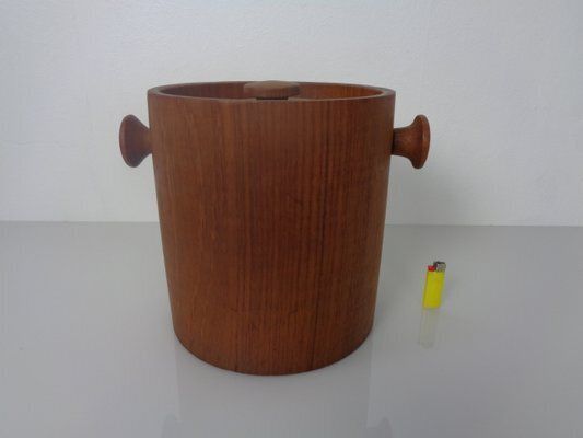 Danish Teak Ice Bucket 1960s photo for sale