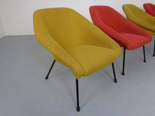 photo for sale German Club Chairs, 1960s, Set Of 4