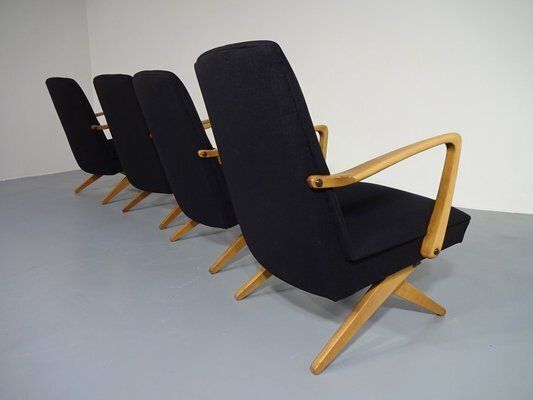 Mid Century Scissor Chair From Knoll, Germany, 1950s photo for sale