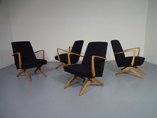 Mid Century Scissor Chair From Knoll, Germany, 1950s photo vintage