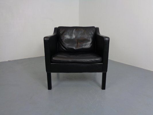 2321 Leather Armchair By Børge Mogensen For As Fredericia Stolefabrik, Denmark, 1960s photo Furniture