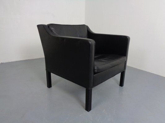 2321 Leather Armchair By Børge Mogensen For As Fredericia Stolefabrik, Denmark, 1960s photo 2693.0