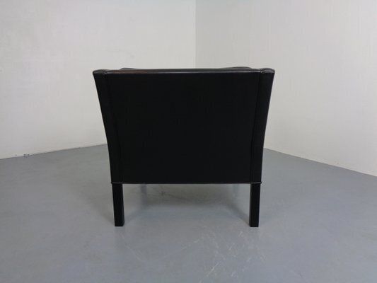 photo for sale 2321 Leather Armchair By Børge Mogensen For As Fredericia Stolefabrik, Denmark, 1960s