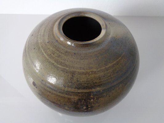 photo furniture Large German Studio Ceramic Vase By Monika Maetzel, 1960s