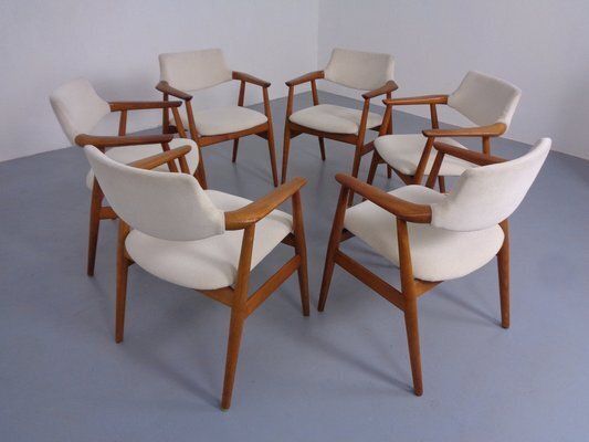 Danish Teak Armchairs By Svend Aage Eriksen For Glostrup, 1960s, Set Of 6 photo 2483.0