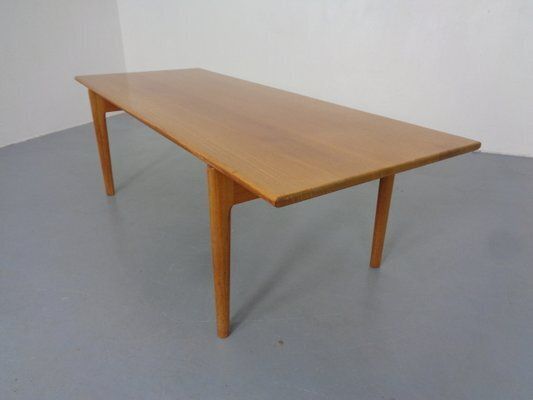 Teak Coffee Table By Hans J. Wegner For Andreas Tuck, 1950s photo vinterior