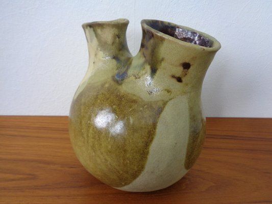 Danish Studio Ceramic Vase, 1960s photo for sale