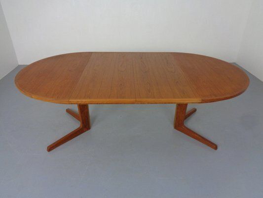 Extendable Teak Dining Table By Bernhard Pedersen & Son, Denmark, 1960s