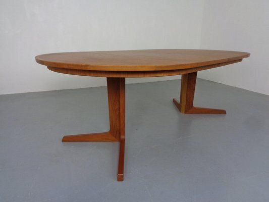 Extendable Teak Dining Table By Bernhard Pedersen & Son, Denmark, 1960s photo furniture