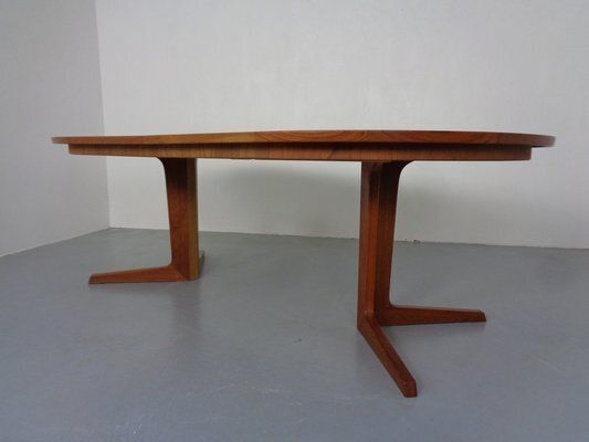Extendable Teak Dining Table By Bernhard Pedersen & Son, Denmark, 1960s photo Furniture