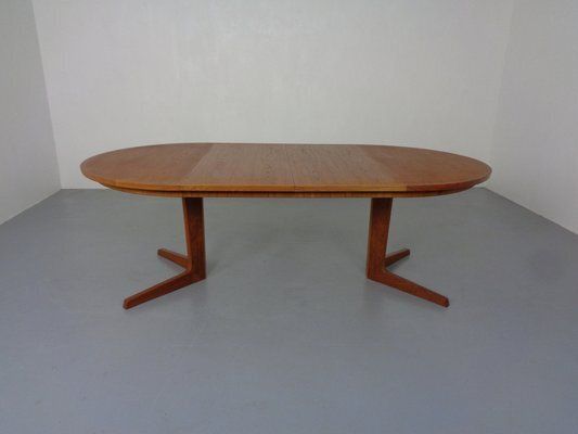 Extendable Teak Dining Table By Bernhard Pedersen & Son, Denmark, 1960s photo vinterior