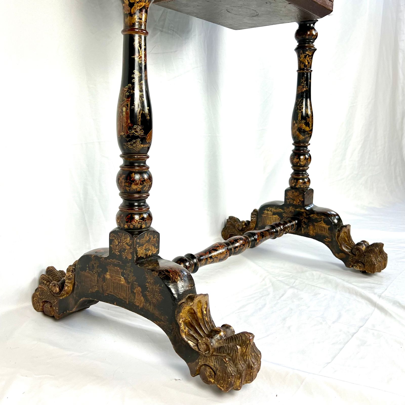 photo buy Regency Chinoiserie Chinese Export Sewing/ Work Table