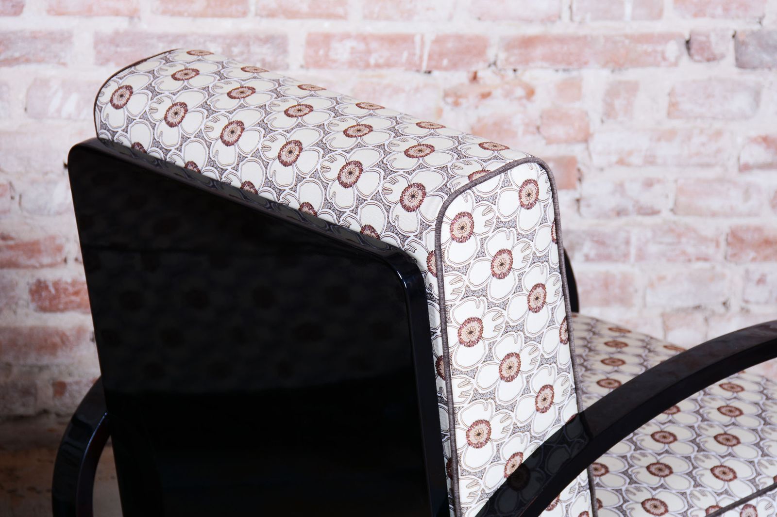 Pair Of Restored Art Deco Armchairs, By J. Halabala, Up Závody, Czech, 1920s photo 3500.0