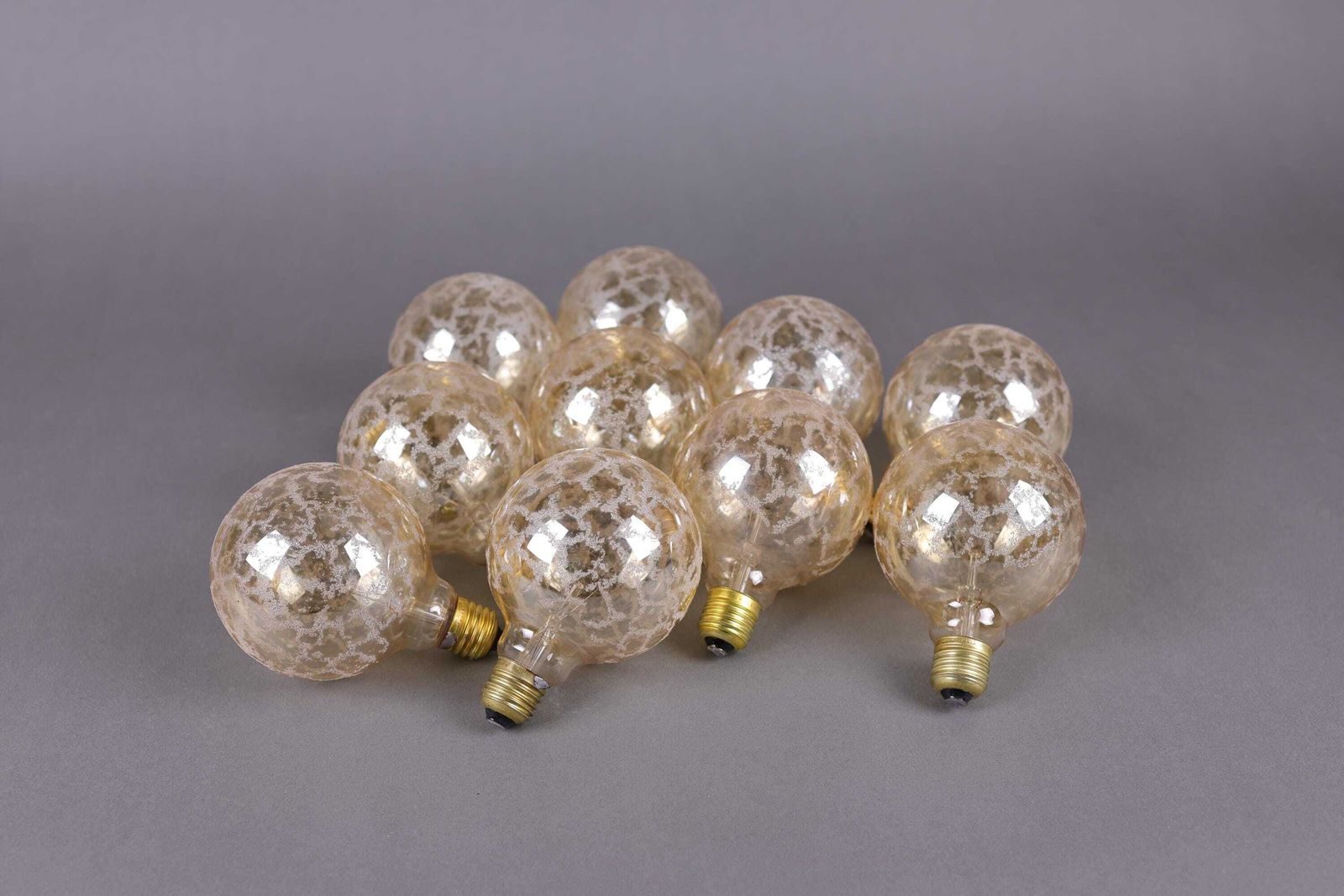 photo for sale 1970s Gold Chandelier | Mid Century Ceiling Light | Vintage Glass Globe Pendant