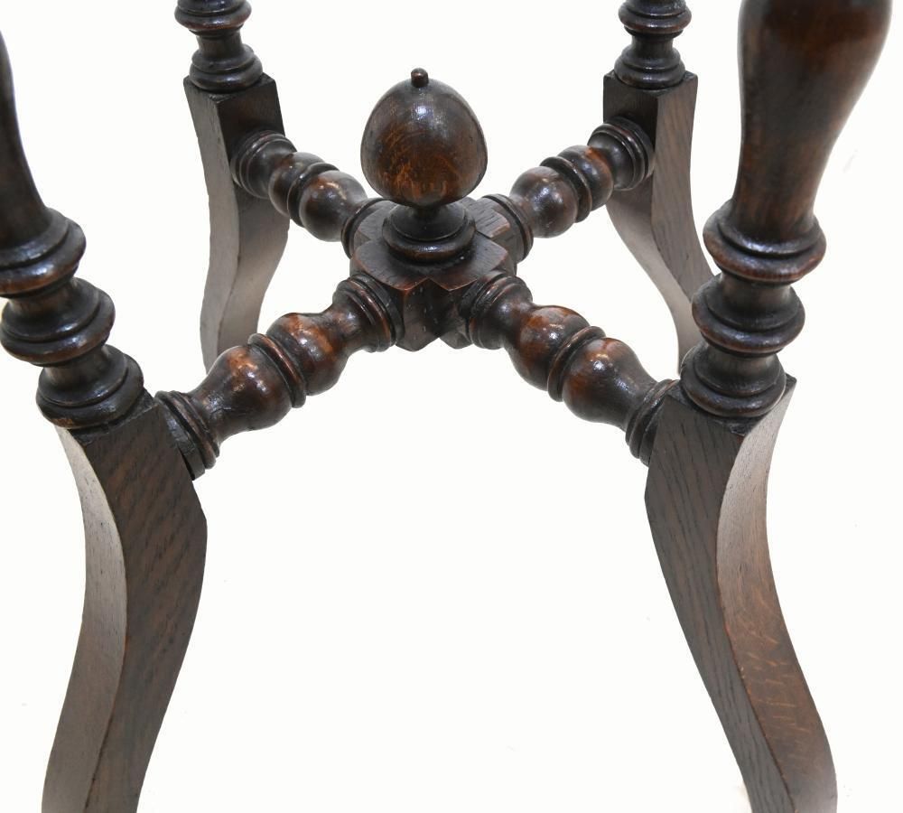 Edwardian Plant Stand Pedestal Table Barley Twist photo buy