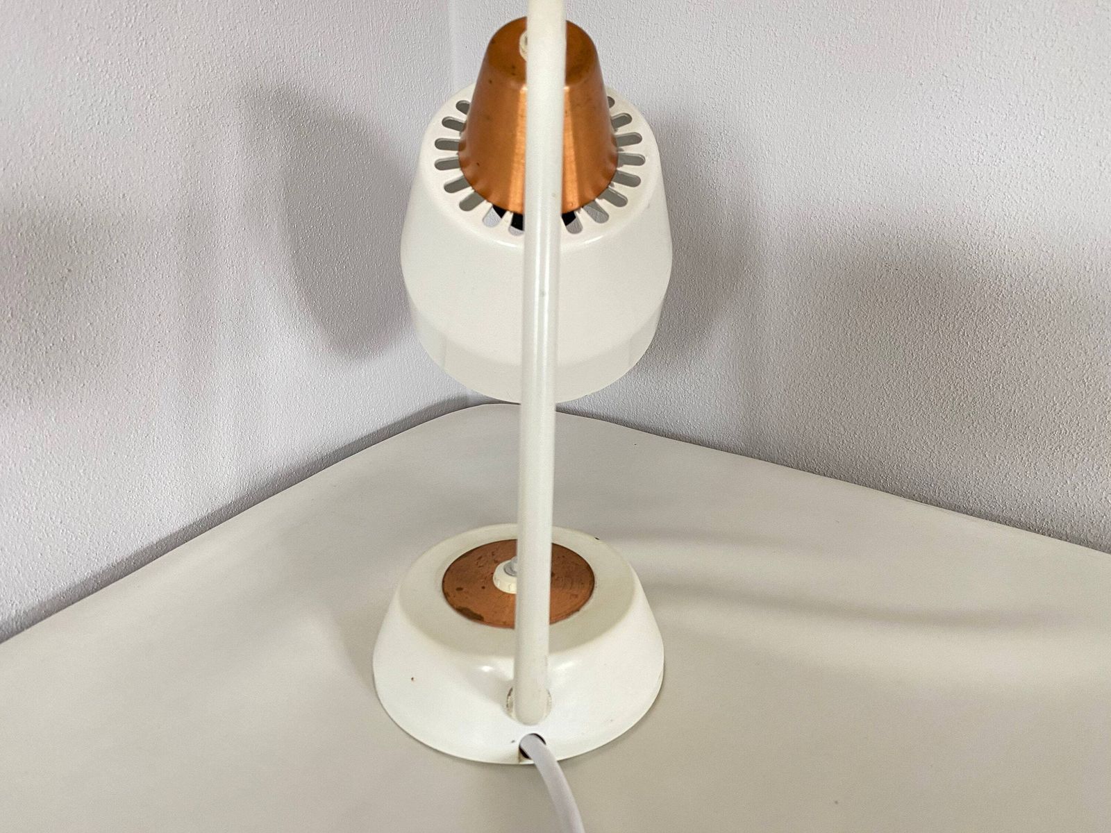 photo furniture Retro Desk / Bedside Lamp By Drukov Brno , 1970s , Mid Century Style, Czechoslovakia , Fully Functional Original Condition