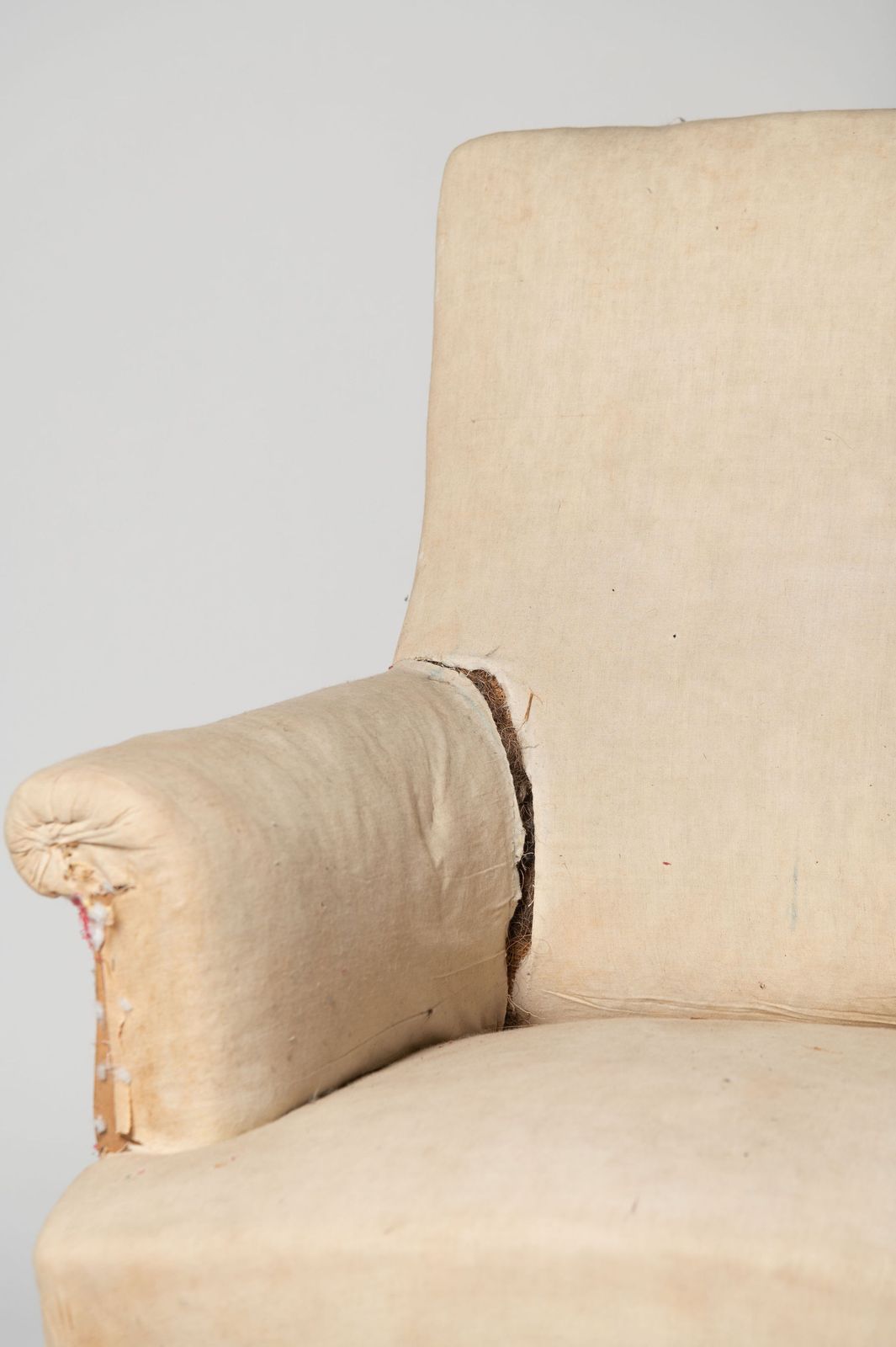 Antique French Chair, Seat Depth 21 Inches. photo furniture