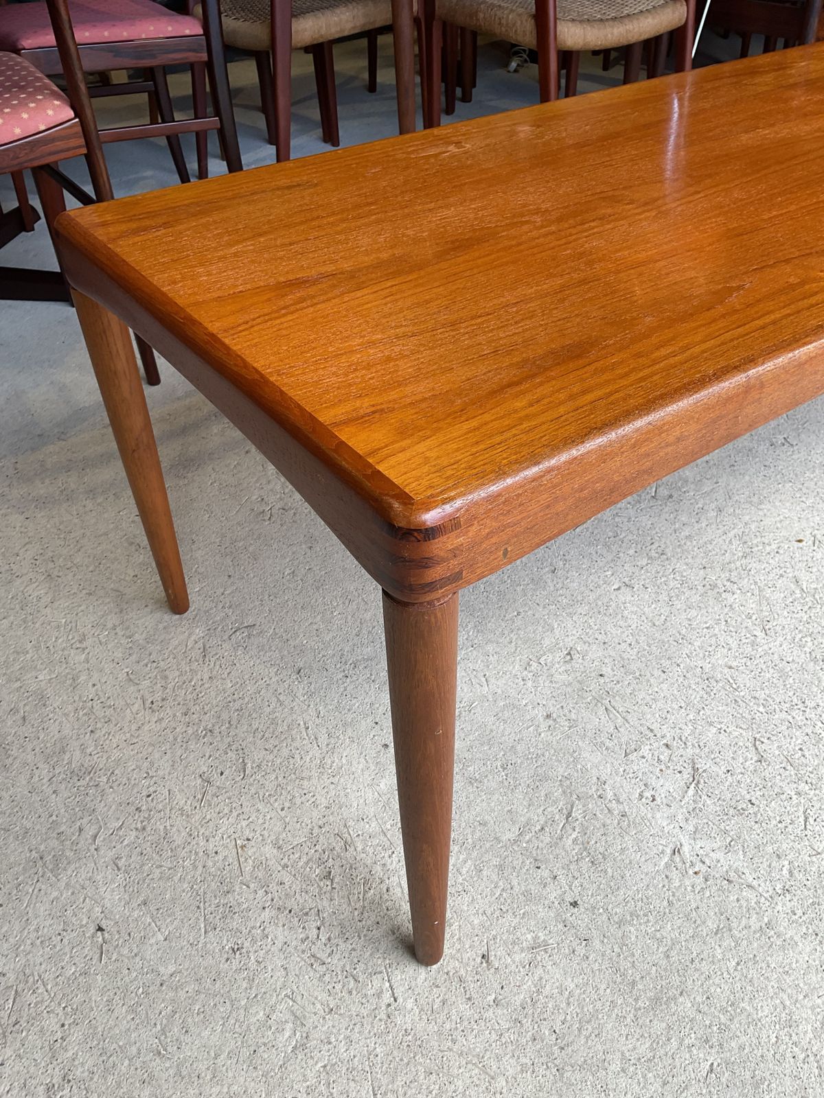 photo for sale Henry Klein Danish Teak Coffee Table By Bramin In Mid Century Danish