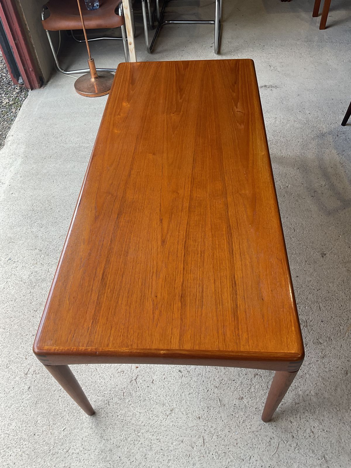 photo vinterior Henry Klein Danish Teak Coffee Table By Bramin In Mid Century Danish