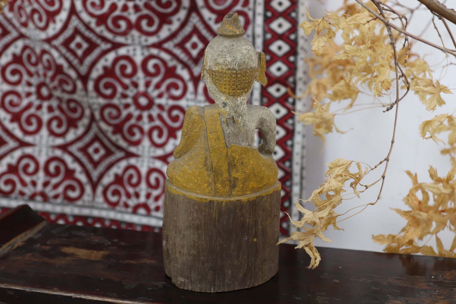 Late 19th Century Laos Tribal Handmade Buddha (4) photo for sale
