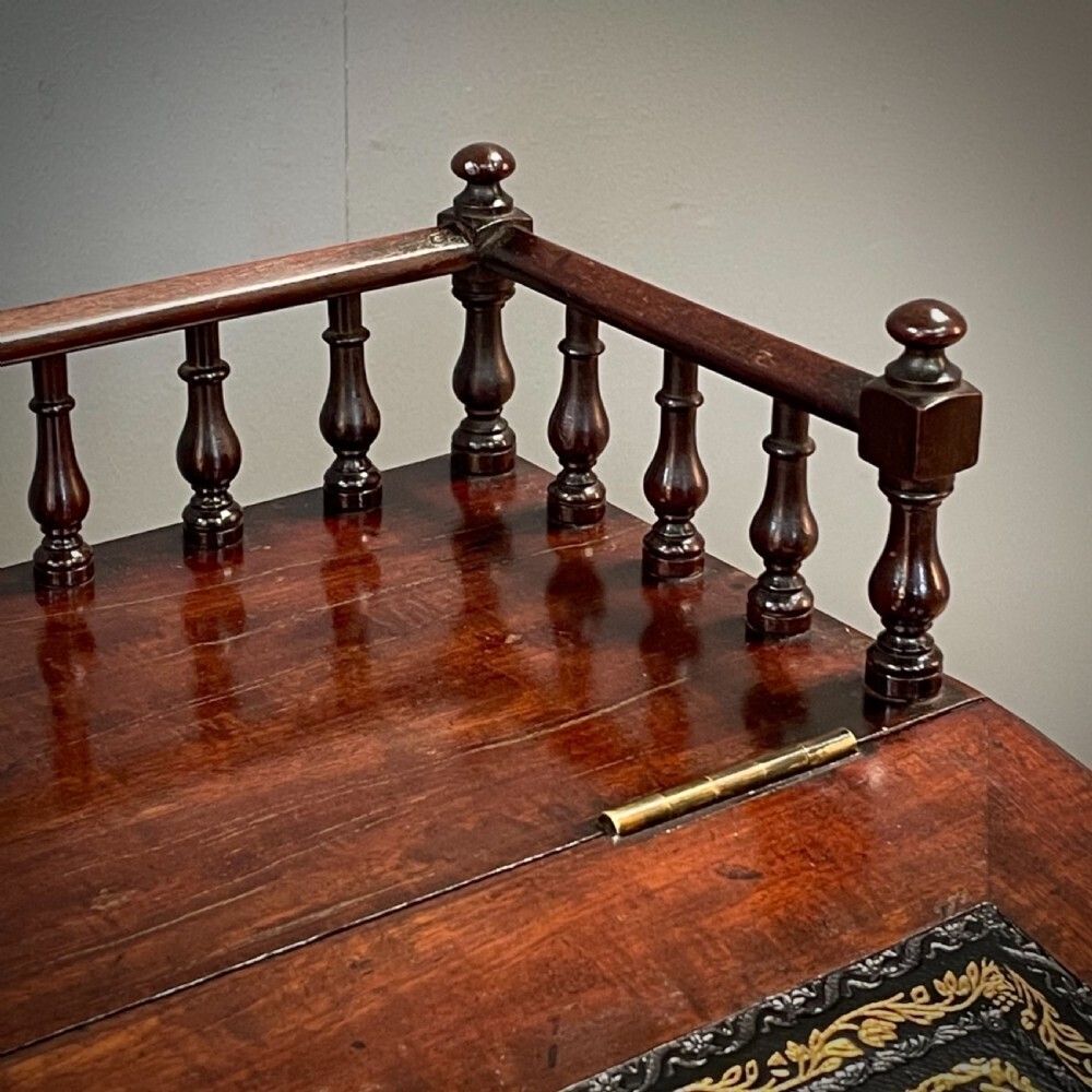 photo furniture Antique William IV Mahogany Davenport Desk