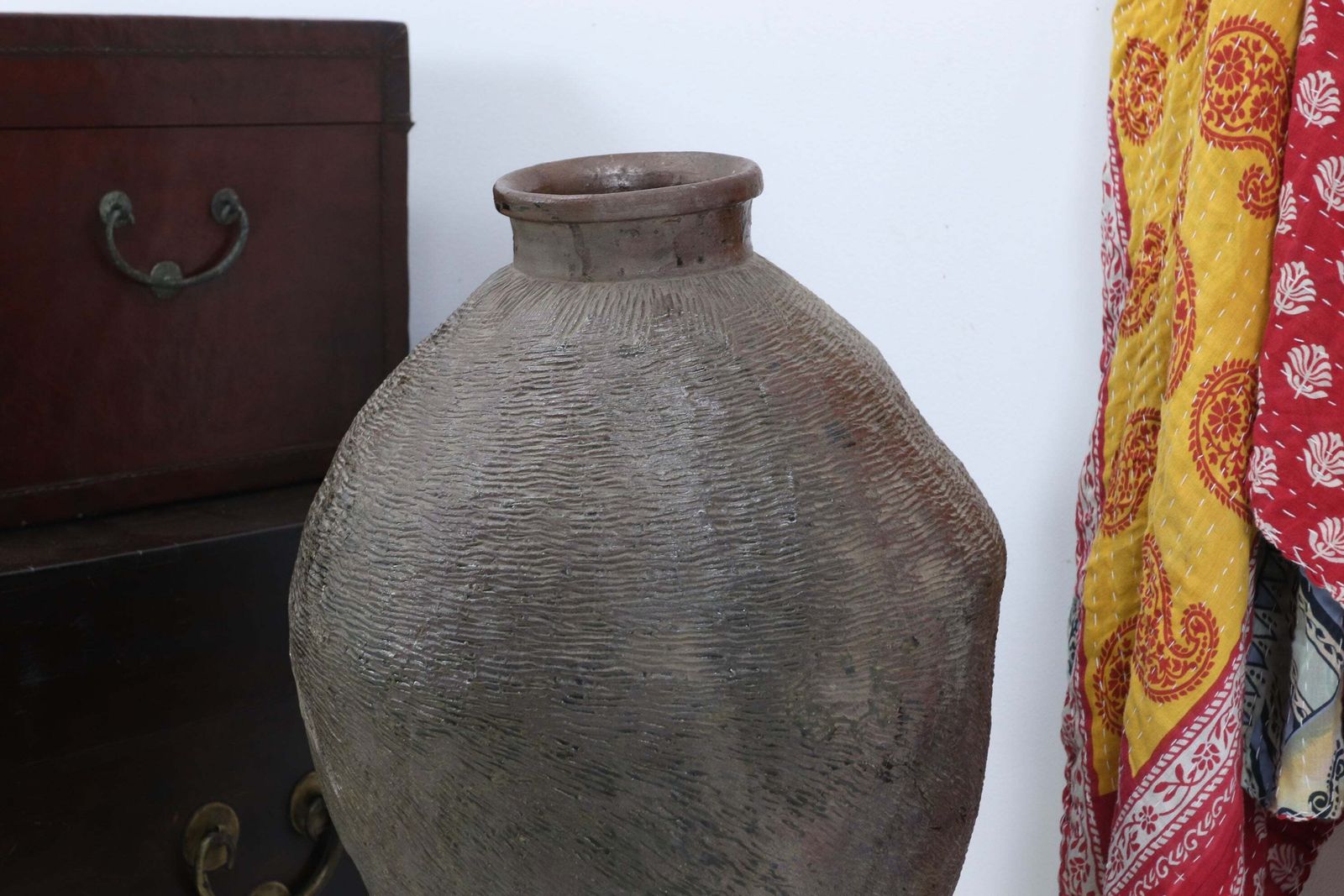 Mid 19th Century Handmade Chinese Rice Wine Jar (1) photo furniture