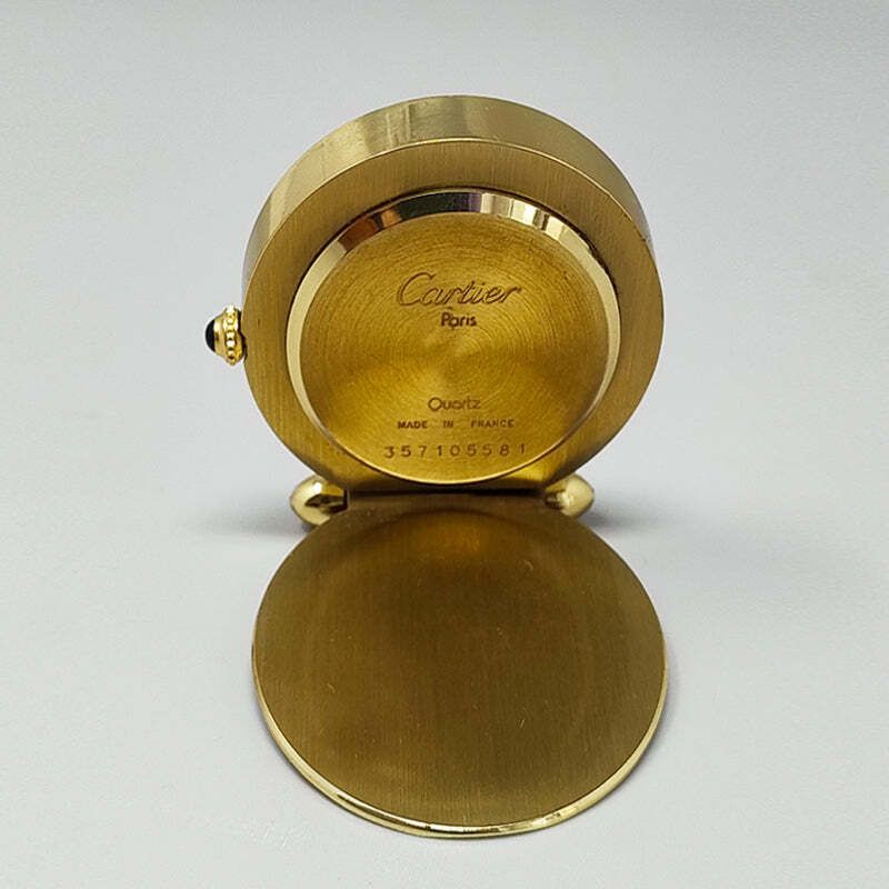 1990s Gorgeous Cartier Alarm Clock Pendulette. Made In France. photo buy