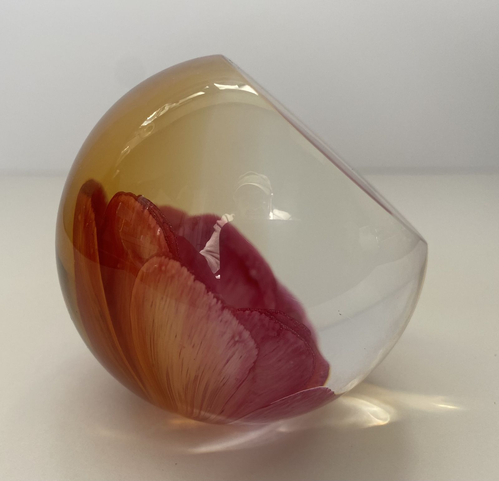 Caithness, Queen Elizabeth Rose, Golden Jubilee Commemorative Paperweight photo for sale