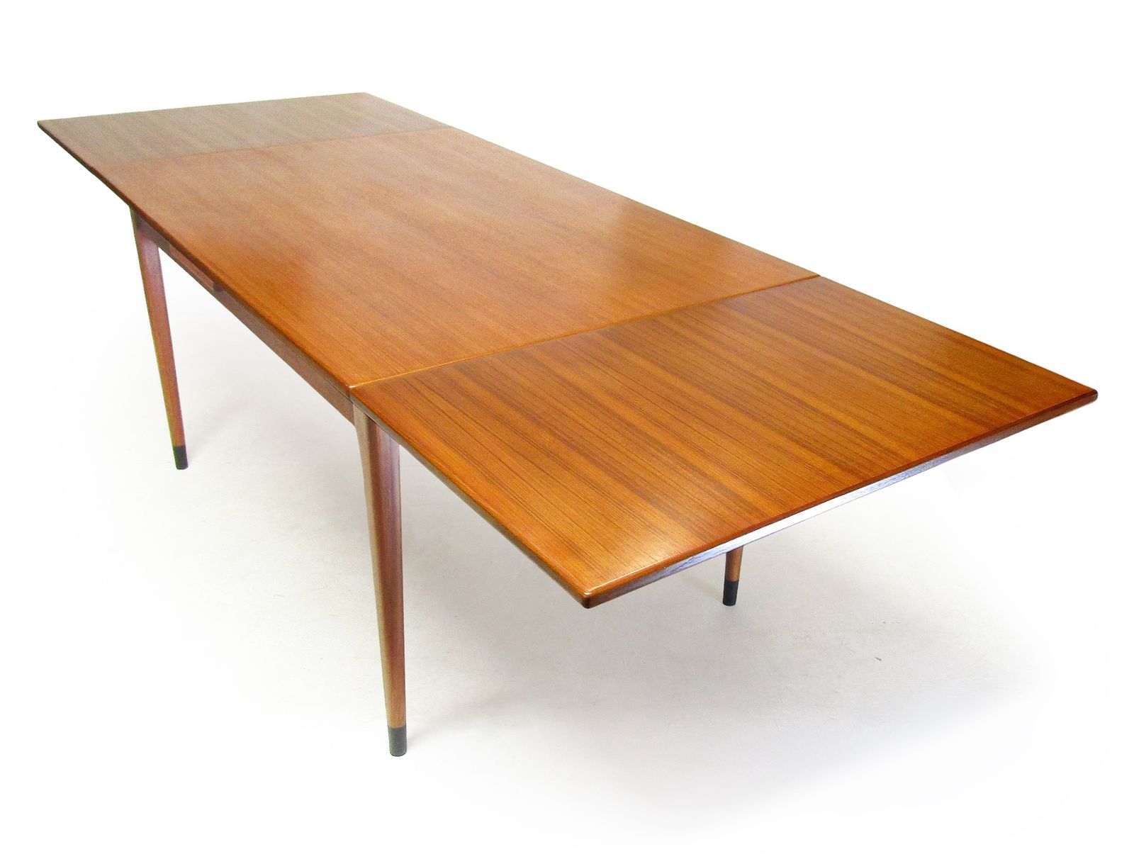 1950s Danish Extending Model 9 Banqueting Dining Table In Teak By Niels Moller photo vinterior