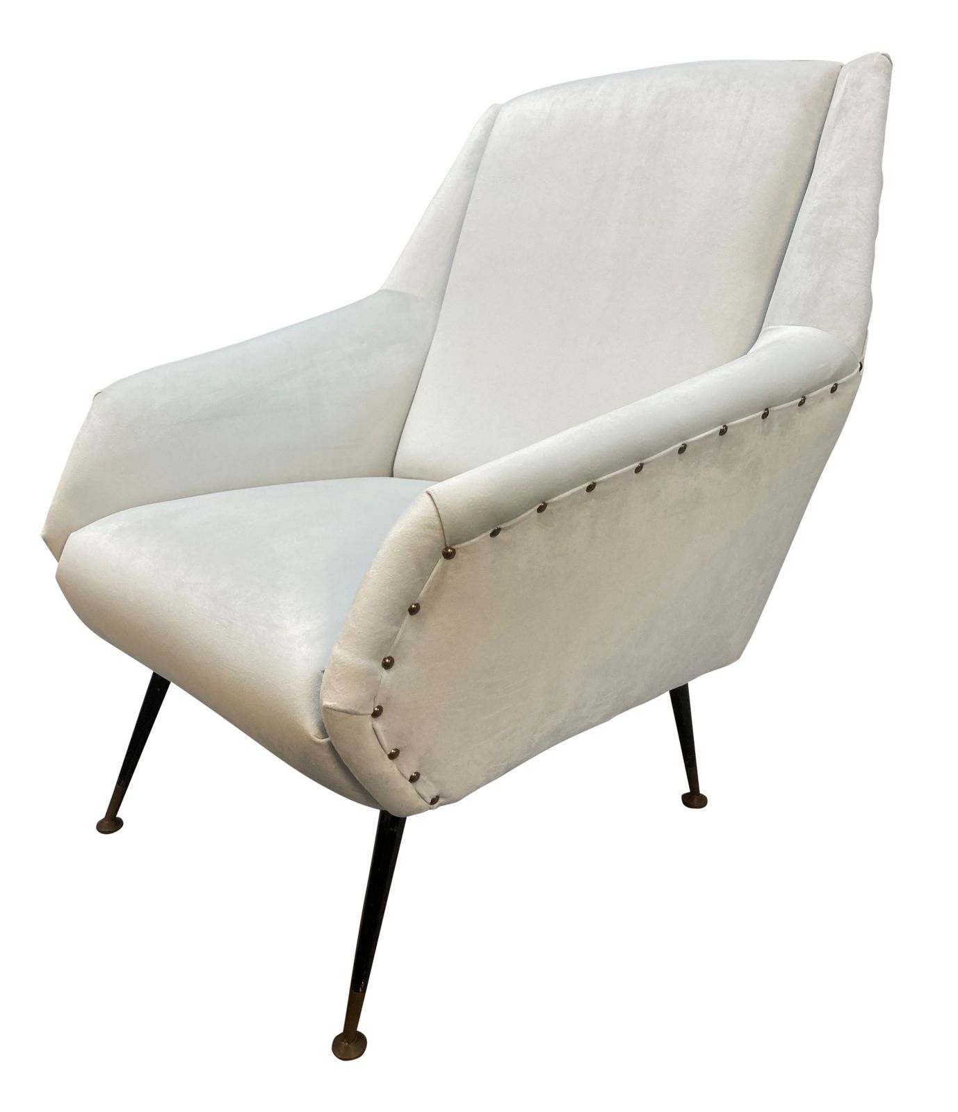 A Pair Of Gio Ponti Style Armchairs photo for sale